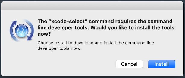 xcode command line tools install